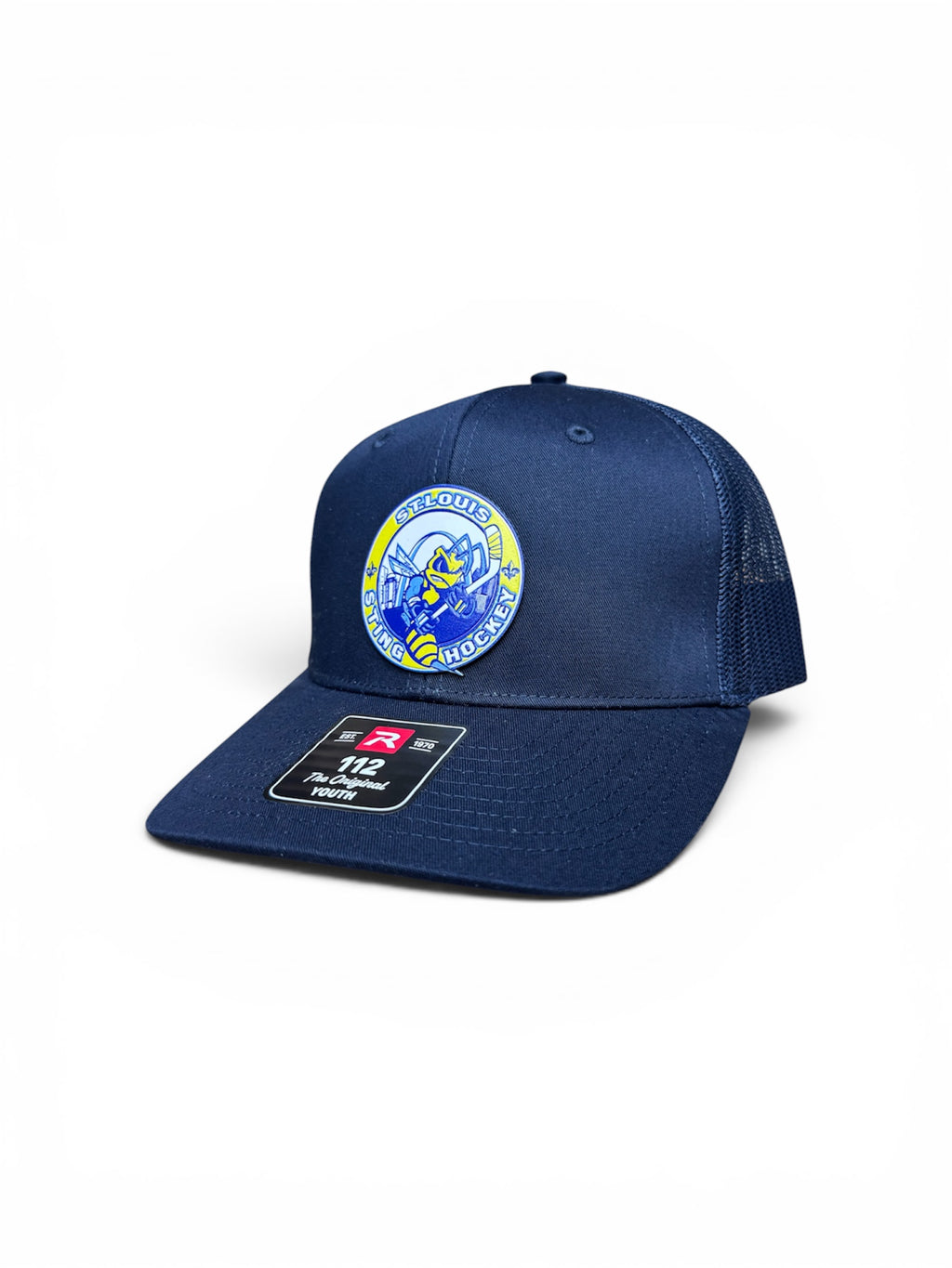Youth Navy sting circle logo