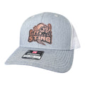 Grey/white Hat with leather Sting logo