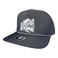 Black premium rope hat (adult) with b/w Sting logo