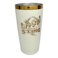 Cream/Gold tumbler