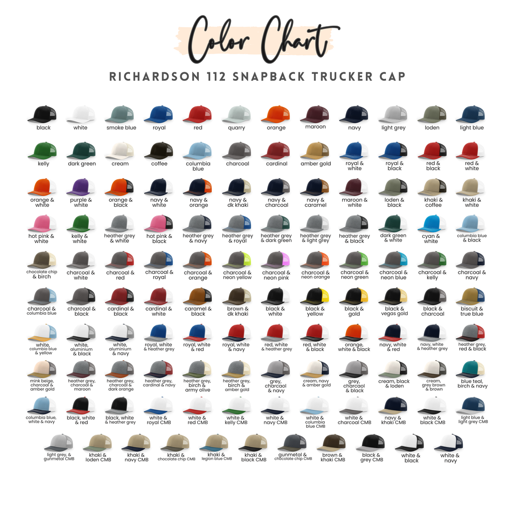 Richardson 112 Hat--Upload your logo