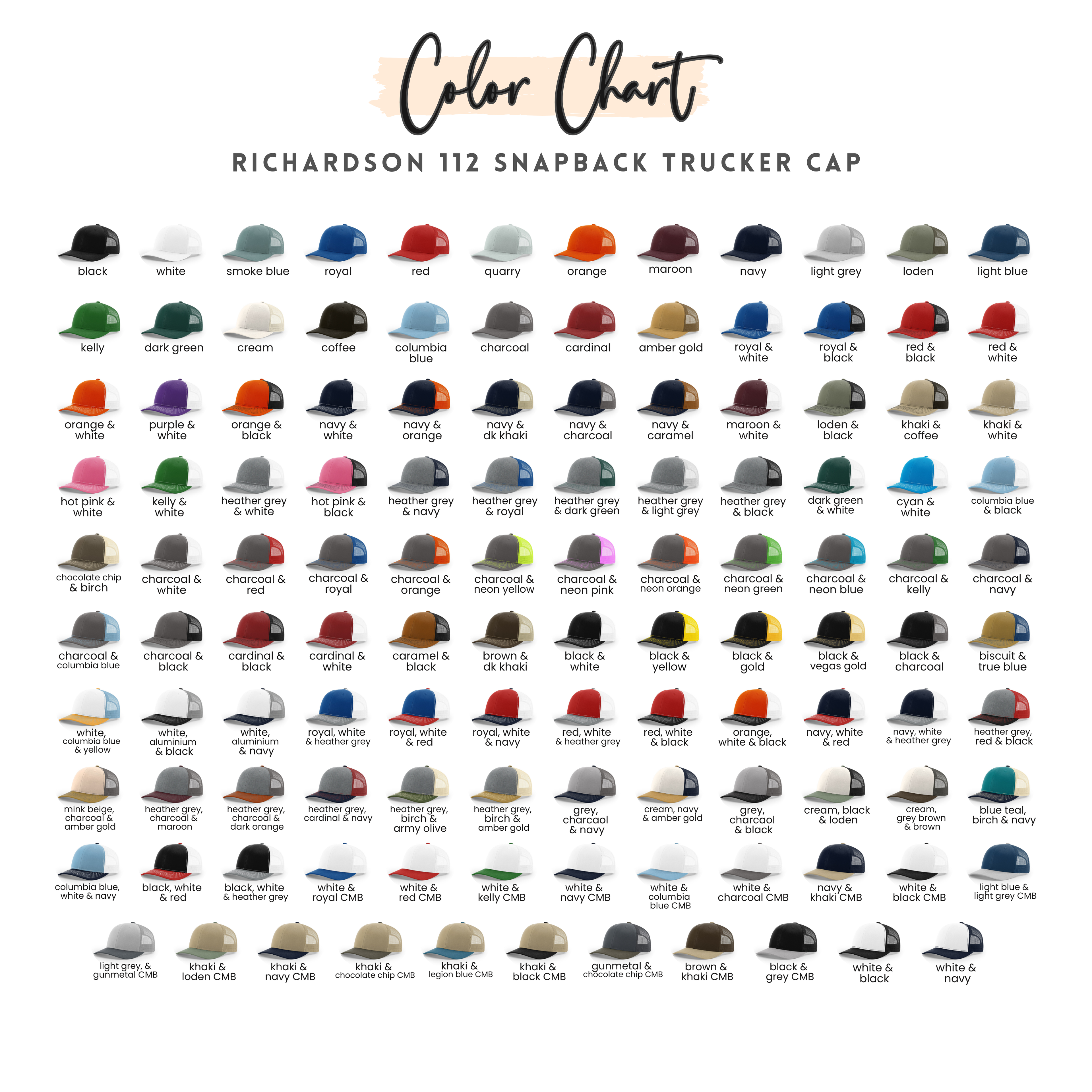 Richardson 112 Hat--Upload your logo
